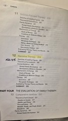 Family Therapy Concepts and Methods: Davis & Nichols (see photos:)
