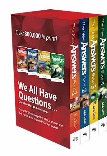 4 Volume Answers Book Box Set – Paperback, by Ken Ham – Very Good