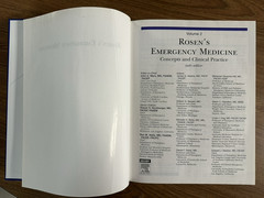 COMPLETE SET: Rosen’s Emergency Medicine, 6th Ed, 3 Volumes (2006, HC) GOOD-VG
