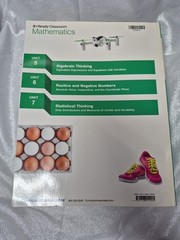i-Ready Classroom Mathematics Grade 6 Volume 1 And 2 Student Workbooks Unit 1-7