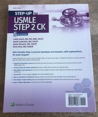 STEP-UP TO USMLE STEP 2 CK ~ GANTI, LEBOWITZ, ROSARIO, VERA ~ 2020 ~ 5TH ED.