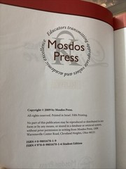 Lot 3 Mosdos Press Literature Ruby Student + Teacher’s Edition Part 1-2 Set VG