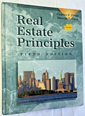 Real Estate Principles Fifth Edition by Charles Floyd and Marcus Allen Cond: VG