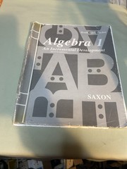 Saxon Algebra 1 Homeschool Set Textbook Solutions Manual Test Forms Complete