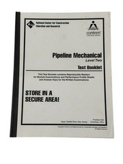 NCCER Contren Pipeline Mechanical (LEVEL TWO) Test Booklet (Brand New)
