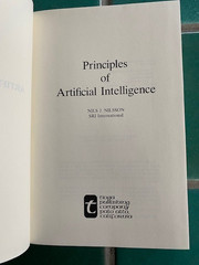 Principles of Artificial Intelligence by Nils J. Nilsson (1980, Hardcover) Tioga
