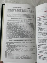 Taber’s Cyclopedic Medical Dictionary by Donald Venes (2005, Book, Other)