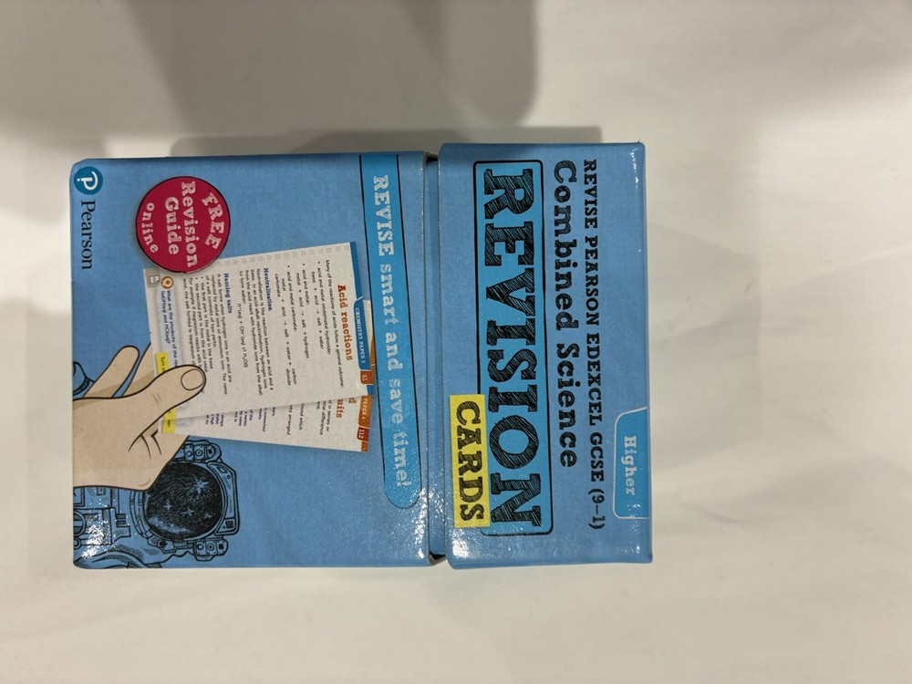 Pearson REVISE Edexcel GCSE 9-1 Combined Science Higher Revision Cards for ho…