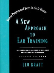 New Approach to Ear Training 4 CDs by Leo Kraft 2nd Edition FREE SHIPING