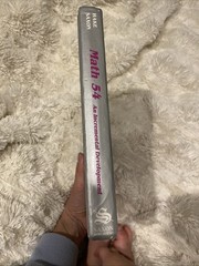 Saxon Math 54: An Incremental Development – Hardcover By Stephen Hake -VERY GOOD