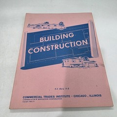 Building Construction Books Lot Of 19 Commercial Trades Institute 1969-1973