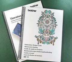 Brother Aveneer EV-1 Embroidery Design Guide / Operation Manual Set – Full Color