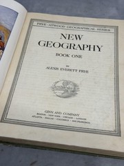 Vintage New Geography Book One Alexis Everett Frye Ginn Green HC Textbook