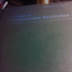 PRIMER OF MULTIVARIATE STATISTICS: 576 Pristine Pages LIKE NEW HB See My Photos!