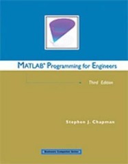 MATLAB Programming for Engineers by Stephen J. Chapman (2004, Trade Paperback)