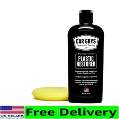 Water-Repellent Plastic Restorer – Dry Finish for Vinyl & Rubber Surfaces | 8 Oz