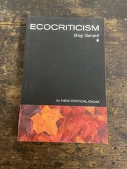 The NewEcocriticism by Greg Garrard (2004, Uk-B Format Paperback)