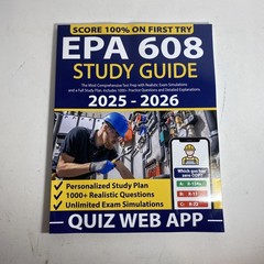 EPA 608 Study Guide: the Most Comprehensive Test Prep w Exam Simulations 2025-26