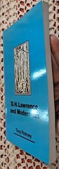 D. H. Lawrence & Modernism by Tony Pinkney, 1990 (1st Edition), PB, 180 pages