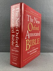 NRSV The New Oxford Annotated Bible with the Apocrypha, Third Edition Hardcover