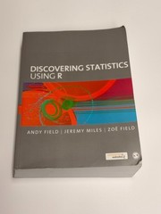 Textbook – Discovering Statistics Using R Andy Field Jeremy Miles Softcover
