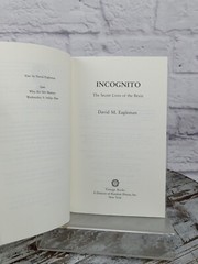 Incognito : The Secret Lives of the Brain by David Eagleman 2012, Paperback