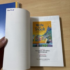 Lot 2 Write on Track Textbook + Skillsbook Teacher’s Edition Very Good 2016