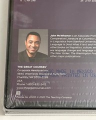 Great Courses : Language A to Z by John McWhorter Guidebook & 2 DVDs 2020 NEW