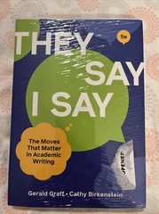 They Say I Say (Fifth Edition) – Paperback By Graff, Gerald – NEW SEALED