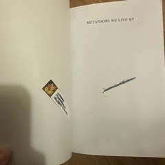 Metaphors We Live by By George Lakoff And Mark Johnson Acceptable Condition