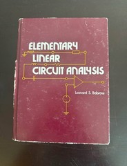 Elementary Linear Circuit Analysis by Leonard S. Bobrow (1995, Trade Paperback)