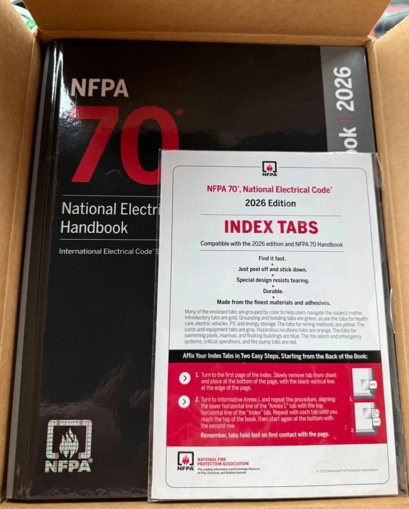 NFPA 70 National Electrical Code (NEC) Handbook 2026 Hardcover December 9 20