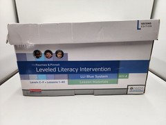 Fountas & Pinnell LLI Blue System Box 2 – Lessons 1-40 Levels C-F – Like New