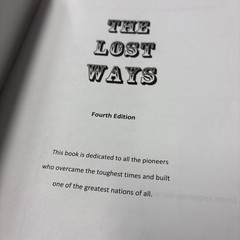 The Lost Ways 4th Edition by Claude Davis Sr. (2019, Paperback, UNMARKED)