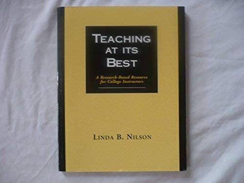 Teaching at It’s Best: A Research-Based Resource for College Instructors – GOOD