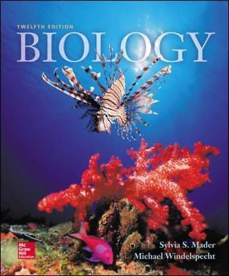 Biology by Sylvia S. Mader and Michael Windelspecht (2015, Hardcover)