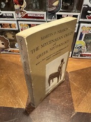 Mycenaean Origin of Greek Mythology Paperback Martin Nilsson 1972 Vintage