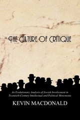 Kevin MacDonald The Culture of Critique (Paperback) (UK IMPORT)