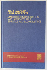 Matrix Differential Calculus Magnus Neudecker 1988 1st Ed Wiley NOS Scarce