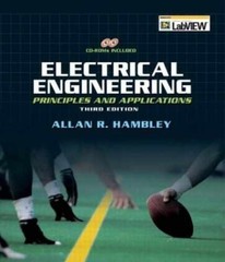 Electrical Engineering: Principles – Hardcover, by Hambley Allan R. – Very Good