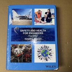 Safety and Health for Engineers – Hardcover By Brauer, Roger L. – GOOD