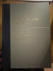 Tort Law and Practice by Carol Suzuki, Ibrahim Gassama, Dominick Vetri, Joan…