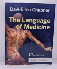 The Language of Medicine 12th Edition Davi-Ellen Chabner Trade Paperback w/Code