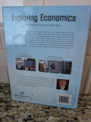 Exploring Economics Ray Notgrass Hardcover; Quiz Exam Book & Answer Key SC
