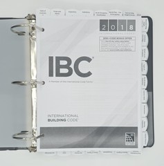 Highlighted and Tabbed – 2018 International Building Code – from Exam Books