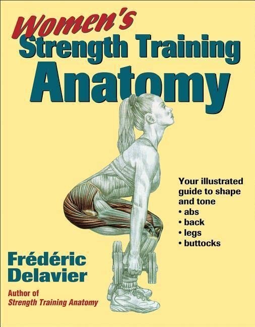 Women’s Strength Training Anatomy by Frederic Delavier (Back Cover Poster) NEW