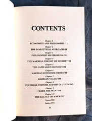 Marxism Philosophy and Economics by Thomas Sewell VG SC 1st Quail Edition 1985