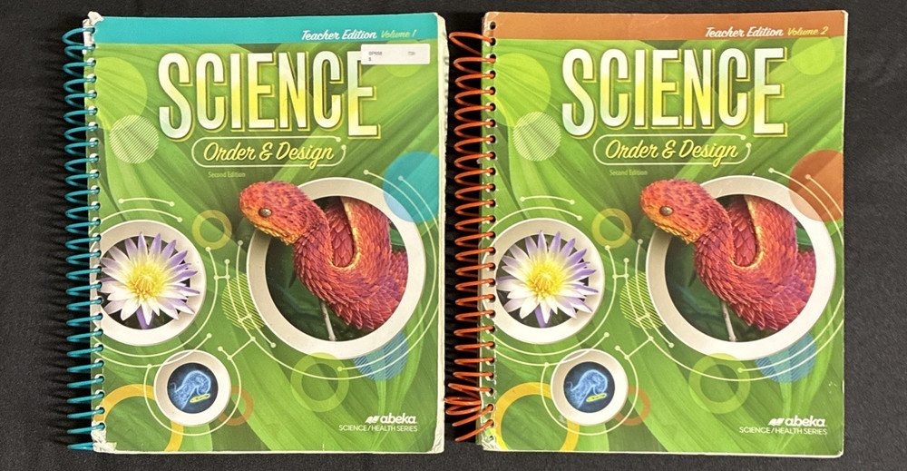 Abeka Science: Order and Design Teacher Edition Volumes 1 and 2 – Second Edition