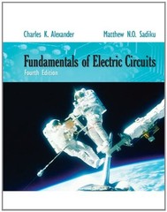 FUNDAMENTALS OF ELECTRIC CIRCUITS By Charles Alexander & Matthew Sadiku *VG+*