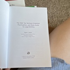 Carolina Academic Press Not Too Serious Legal Writing Style Guide PB 2022